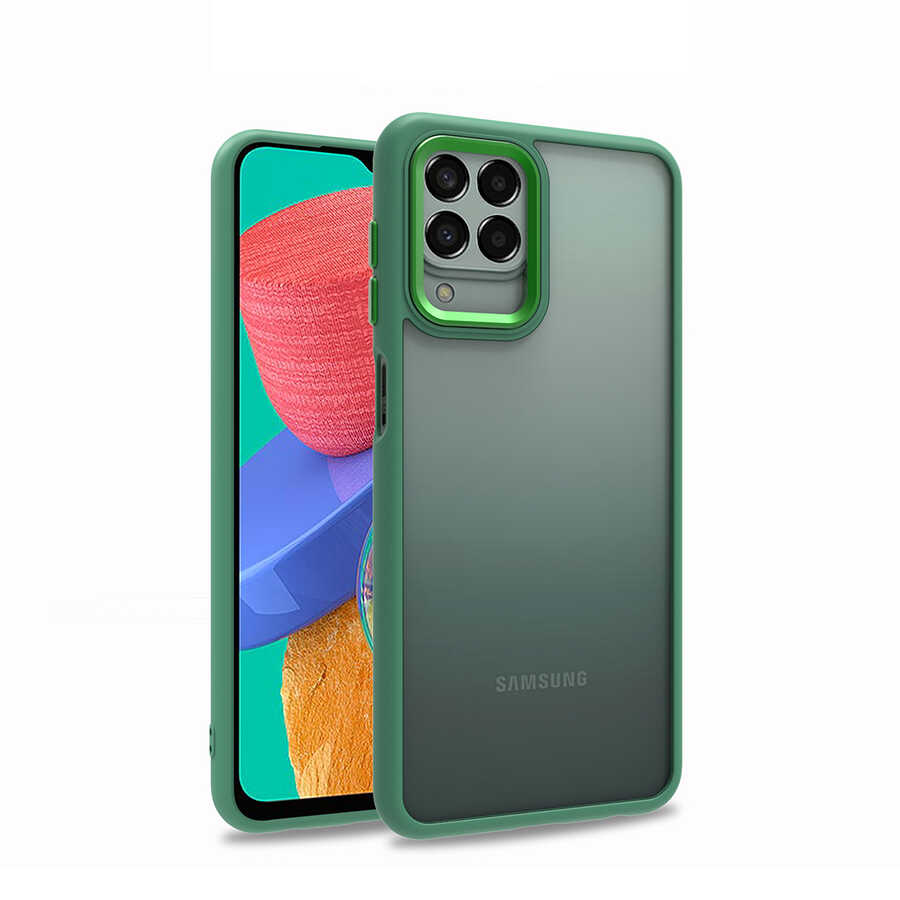 Samsung Galaxy M33 Uyumlu Kılıf Zore Flora Kapak