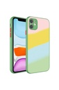 Apple iPhone 11 Uyumlu Kılıf Kamera Korumalı Renkli Temperli Zore X-Cam Kapak