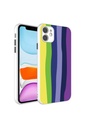 Apple iPhone 11 Uyumlu Kılıf Kamera Korumalı Renkli Temperli Zore X-Cam Kapak