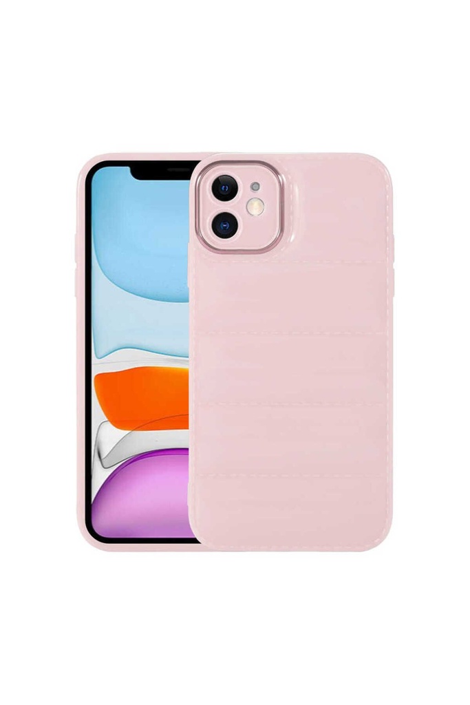 Apple iPhone 11 Uyumlu Kılıf Kamera Korumalı Parlak Airbag'li Zore Galya Kapak