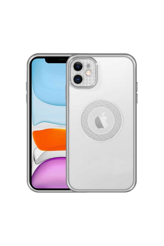 Apple iPhone 12 Uyumlu Kılıf Kamera Korumalı Logo Gösteren Zore Esta Kapak