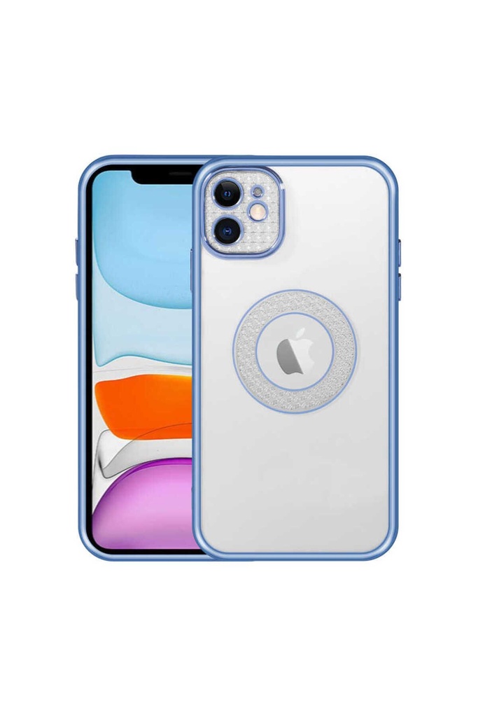 Apple iPhone 12 Uyumlu Kılıf Kamera Korumalı Logo Gösteren Zore Esta Kapak