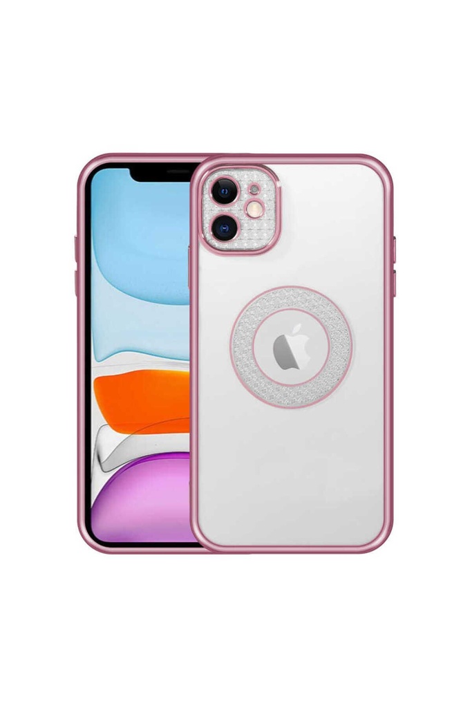 Apple iPhone 12 Uyumlu Kılıf Kamera Korumalı Logo Gösteren Zore Esta Kapak