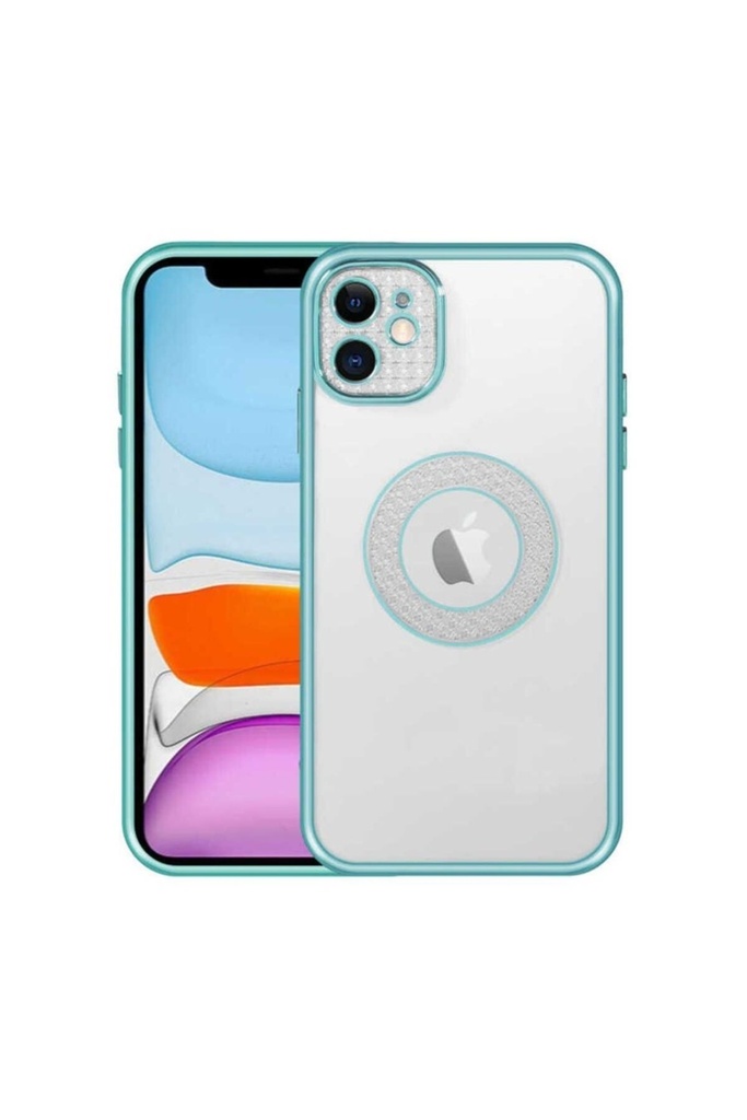 Apple iPhone 12 Uyumlu Kılıf Kamera Korumalı Logo Gösteren Zore Esta Kapak