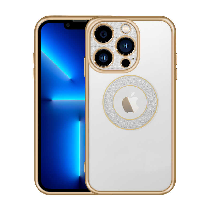 Apple iPhone 13 Pro Max Uyumlu Kılıf Kamera Korumalı Logo Gösteren Zore Esta Kapak