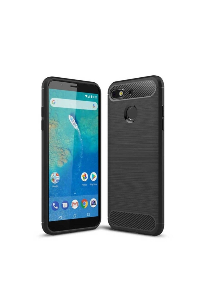 [RNZ-TA5904] General Mobile 8 Go Uyumlu Kılıf Zore Room Silikon Kapak (Siyah)