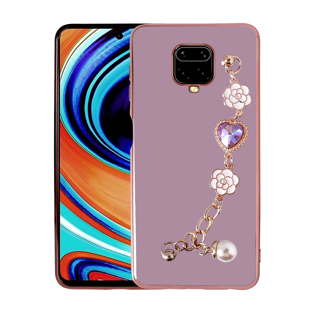 Xiaomi Redmi Note 9S Uyumlu Kılıf El Tutamaçlı Kamera Korumalı Zore Taka Silikon Kapak