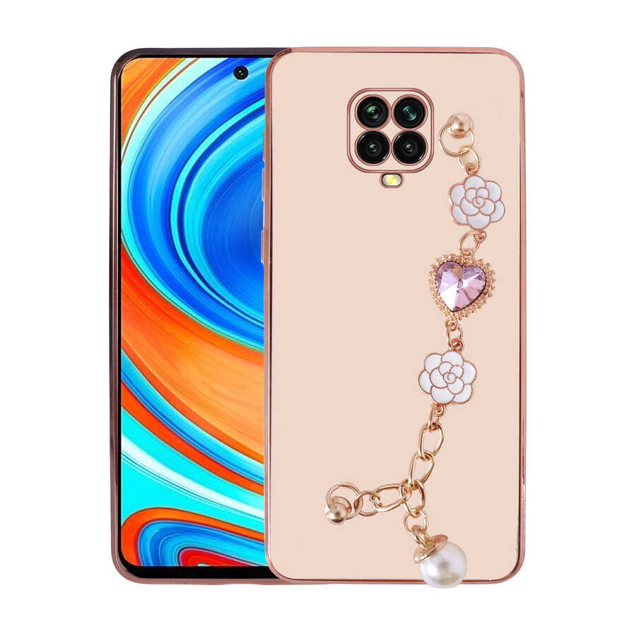 Xiaomi Redmi Note 9S Uyumlu Kılıf El Tutamaçlı Kamera Korumalı Zore Taka Silikon Kapak