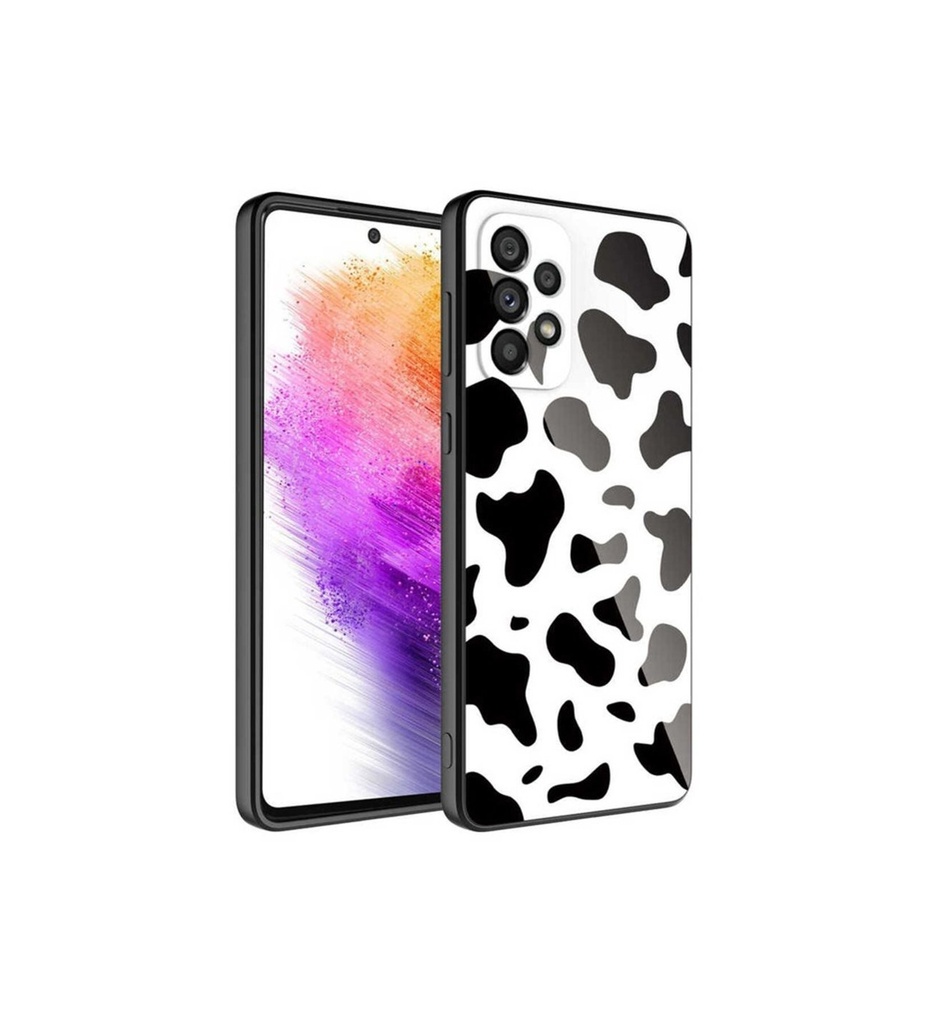 Samsung Galaxy A53 5G Uyumlu Kılıf Kamera Korumalı Desenli Sert Silikon Zore Epoksi Kapak