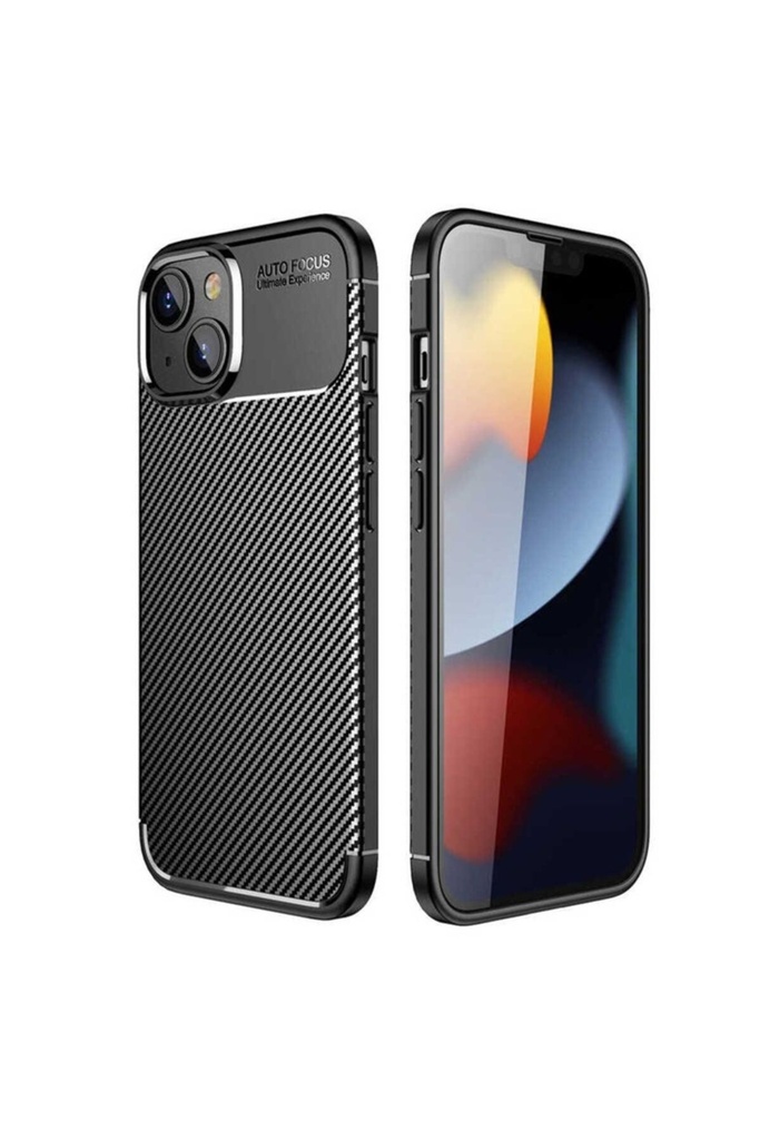 [RNZ-TA75131] Apple iPhone 14 Uyumlu Kılıf Zore Negro Silikon Kapak (Siyah)