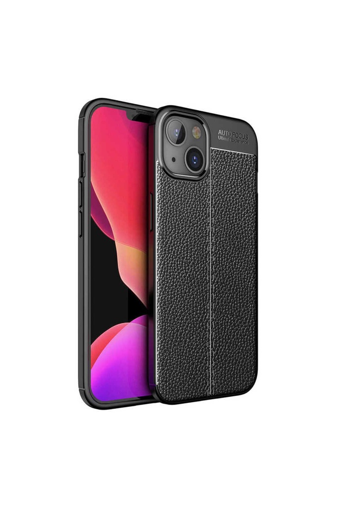 [RNZ-TA75139] Apple iPhone 14 Uyumlu Kılıf Zore Niss Silikon Kapak (Siyah)