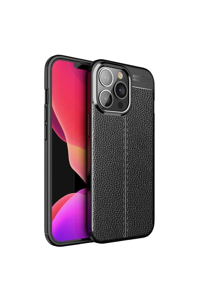 [RNZ-TA75145] Apple iPhone 14 Pro Max Uyumlu Kılıf Zore Niss Silikon Kapak (Siyah)