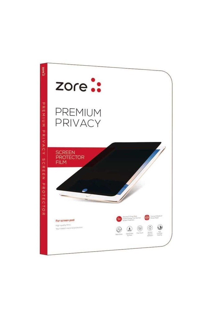 Apple iPad Pro 12.9 2021 (5.Nesil) Uyumlu Zore Tablet Privacy Temperli Cam Ekran Koruyucu