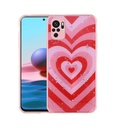 Xiaomi Redmi Note 10S Uyumlu Kılıf Simli Desenli Kamera Korumalı Parlak Zore Popy Kapak
