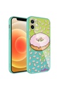 Apple iPhone 11 Uyumlu Kılıf Kamera Korumalı Desenli Sert Silikon Zore Epoksi Kapak
