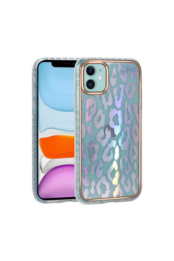 Apple iPhone 11 Uyumlu Kılıf Desenli Parlayan Transparan Zore Avva Kapak