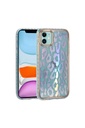 Apple iPhone 11 Uyumlu Kılıf Desenli Parlayan Transparan Zore Avva Kapak