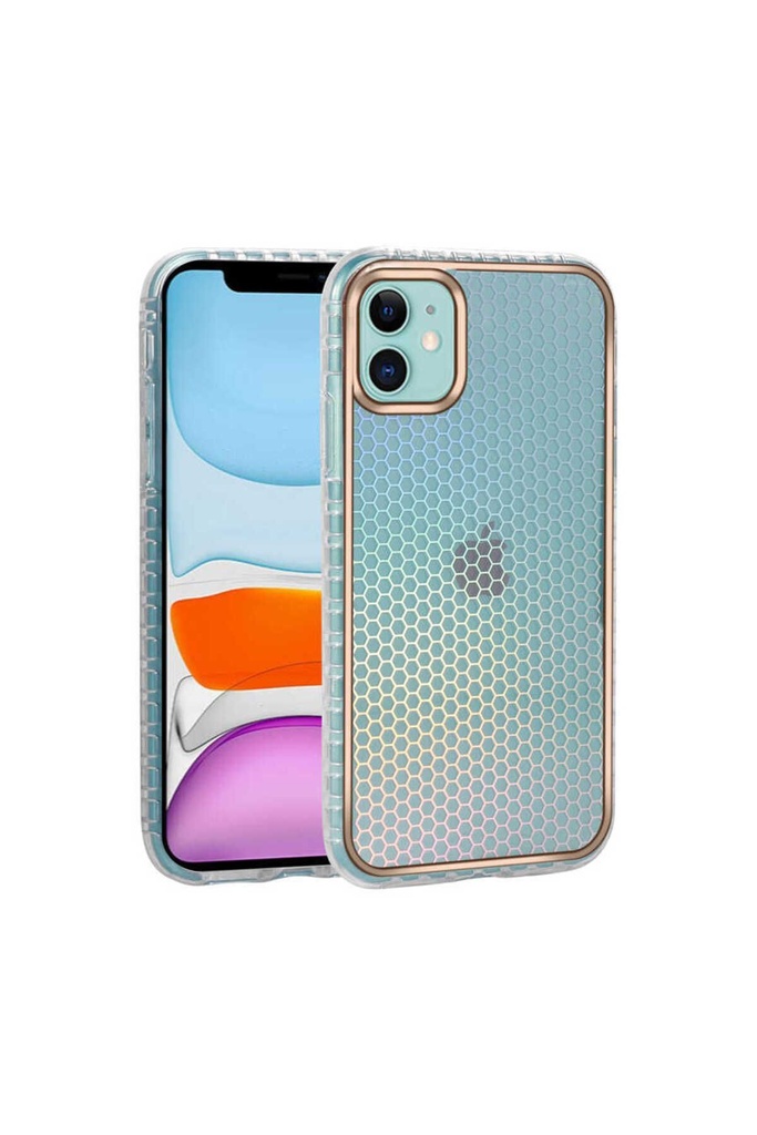 Apple iPhone 11 Uyumlu Kılıf Desenli Parlayan Transparan Zore Avva Kapak