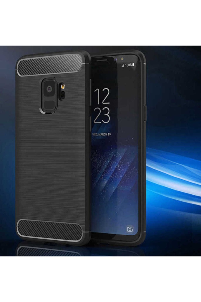 [RNZ-TA588] Samsung Galaxy S9 Uyumlu Kılıf Zore Room Silikon Kapak (Siyah)