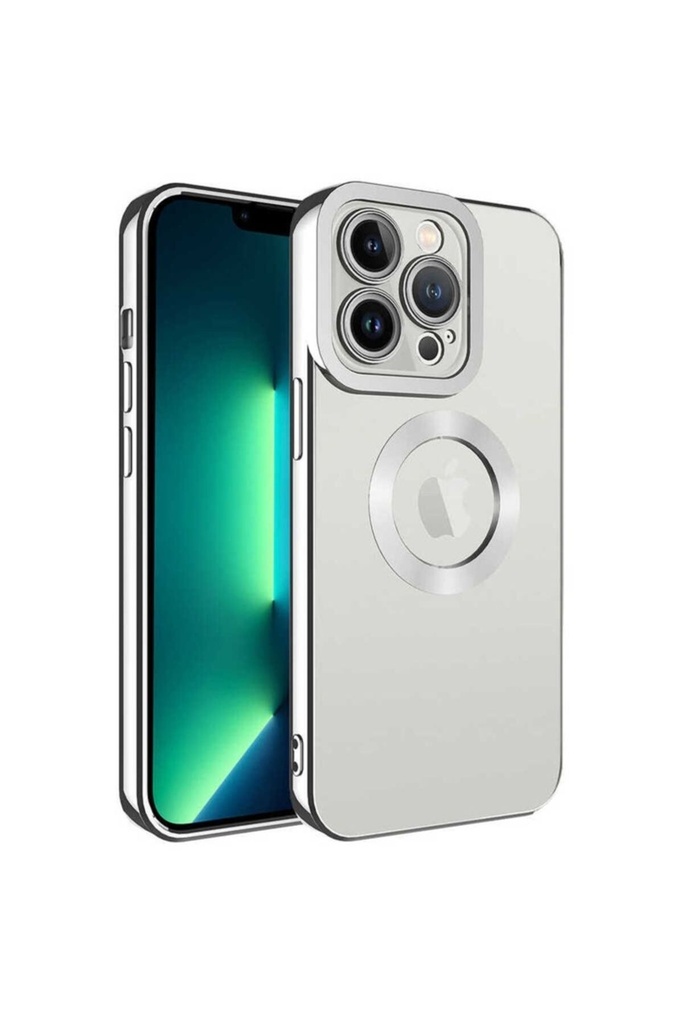Apple iPhone 12 Pro Uyumlu Kılıf Kamera Korumalı Logo Gösteren Zore Omega Kapak