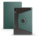 Samsung Galaxy Tab S9 Plus Uyumlu Kılıf Zore Termik Kalem Bölmeli Dönebilen Standlı Kılıf