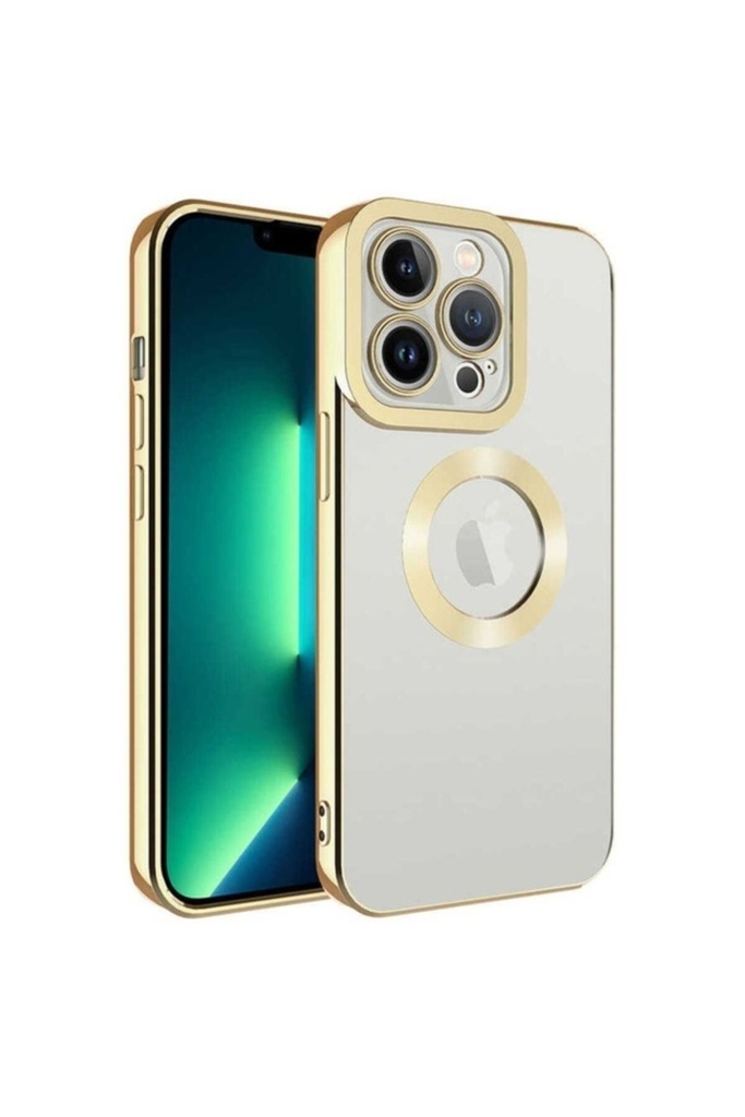 Apple iPhone 12 Pro Max Uyumlu Kılıf Kamera Korumalı Logo Gösteren Zore Omega Kapak