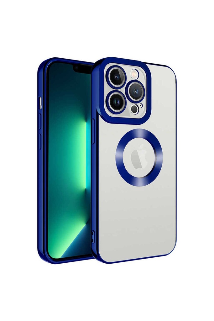 Apple iPhone 13 Pro Max Uyumlu Kılıf Kamera Korumalı Logo Gösteren Zore Omega Kapak