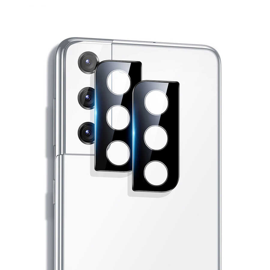 Samsung Galaxy S21 Uyumlu Zore 3D Kamera Camı