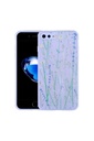 Apple iPhone 8 Plus Uyumlu Kılıf Simli Desenli Kamera Korumalı Parlak Zore Popy Kapak