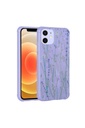 Apple iPhone 11 Uyumlu Kılıf Simli Desenli Kamera Korumalı Parlak Zore Popy Kapak