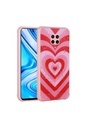 Xiaomi Redmi Note 9 Pro Uyumlu Kılıf Simli Desenli Kamera Korumalı Parlak Zore Popy Kapak