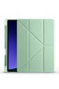 Samsung Galaxy Tab S9 Uyumlu Kılıf Zore Tri Folding Kalem Bölmeli Standlı Kılıf