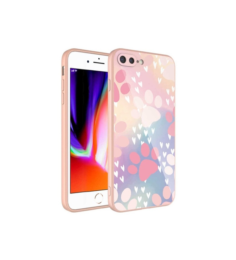Apple iPhone SE 2022 Uyumlu Kılıf Kamera Korumalı Desenli Sert Silikon Zore Epoksi Kapak