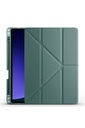 Samsung Galaxy Tab S9 Uyumlu Kılıf Zore Tri Folding Kalem Bölmeli Standlı Kılıf