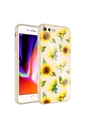 Apple iPhone 8 Plus Uyumlu Kılıf Kamera Korumalı Desenli Sert Silikon Zore Epoksi Kapak