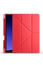 Samsung Galaxy Tab S9 Uyumlu Kılıf Zore Tri Folding Kalem Bölmeli Standlı Kılıf