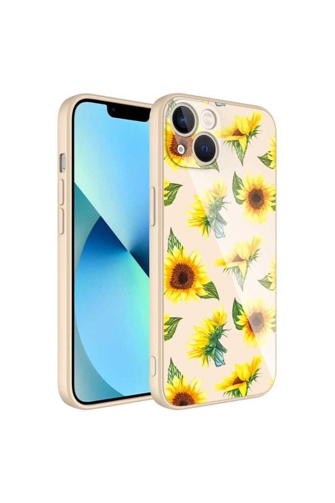 Apple iPhone 13 Uyumlu Kılıf Kamera Korumalı Desenli Sert Silikon Zore Epoksi Kapak