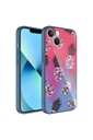 Apple iPhone 13 Uyumlu Kılıf Kamera Korumalı Desenli Sert Silikon Zore Epoksi Kapak