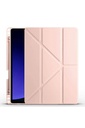 Samsung Galaxy Tab S9 Uyumlu Kılıf Zore Tri Folding Kalem Bölmeli Standlı Kılıf