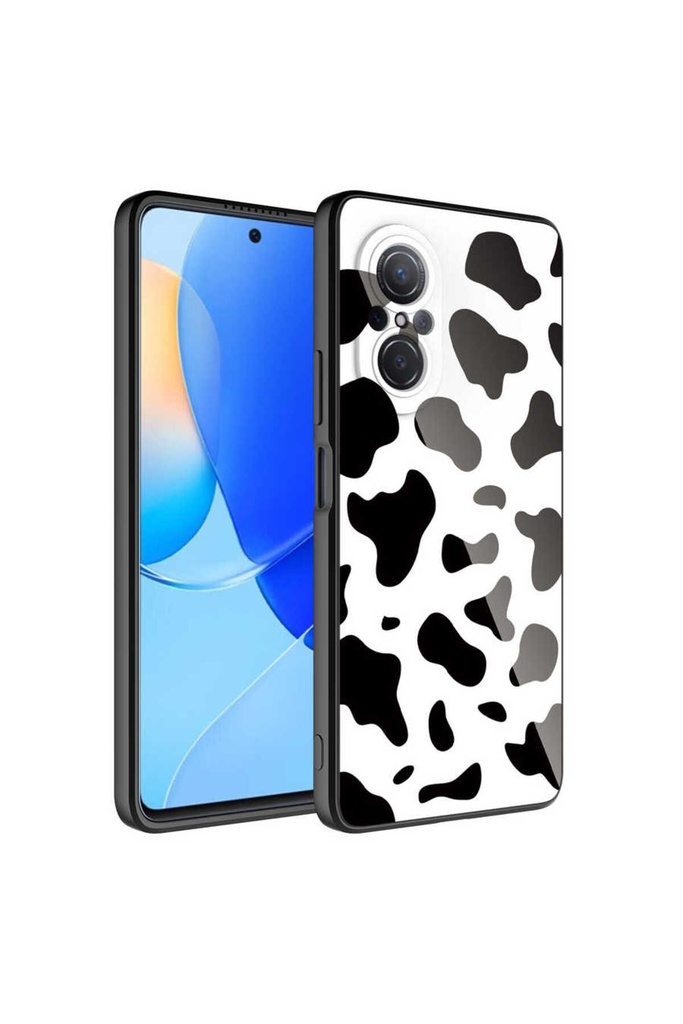 Huawei Nova 9 SE Uyumlu Kılıf Kamera Korumalı Desenli Sert Silikon Zore Epoksi Kapak