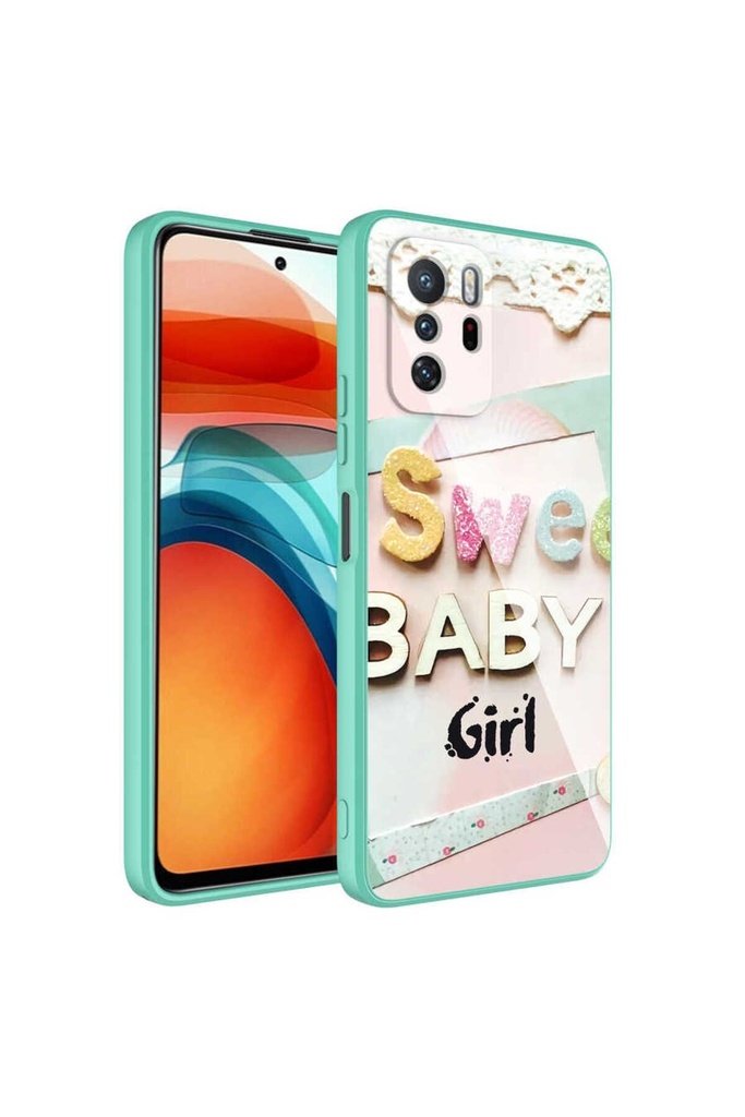 Xiaomi Redmi Note 8 Pro Uyumlu Kılıf Kamera Korumalı Desenli Sert Silikon Zore Epoksi Kapak