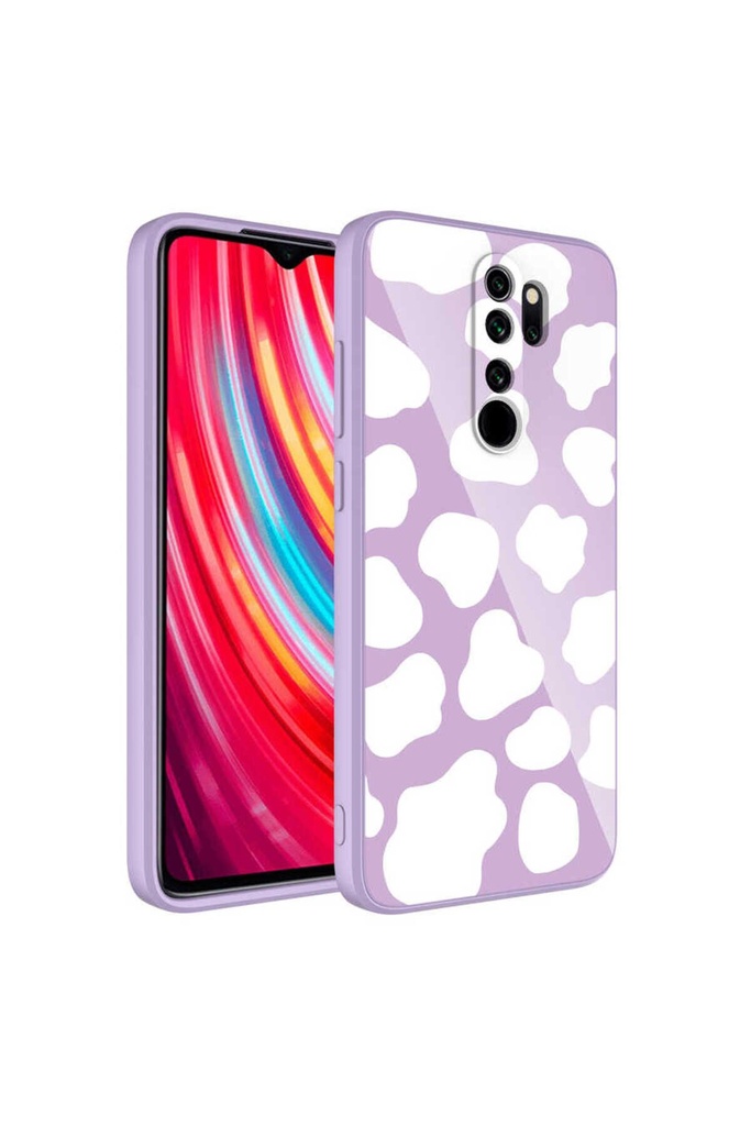 Xiaomi Redmi Note 8 Pro Uyumlu Kılıf Kamera Korumalı Desenli Sert Silikon Zore Epoksi Kapak
