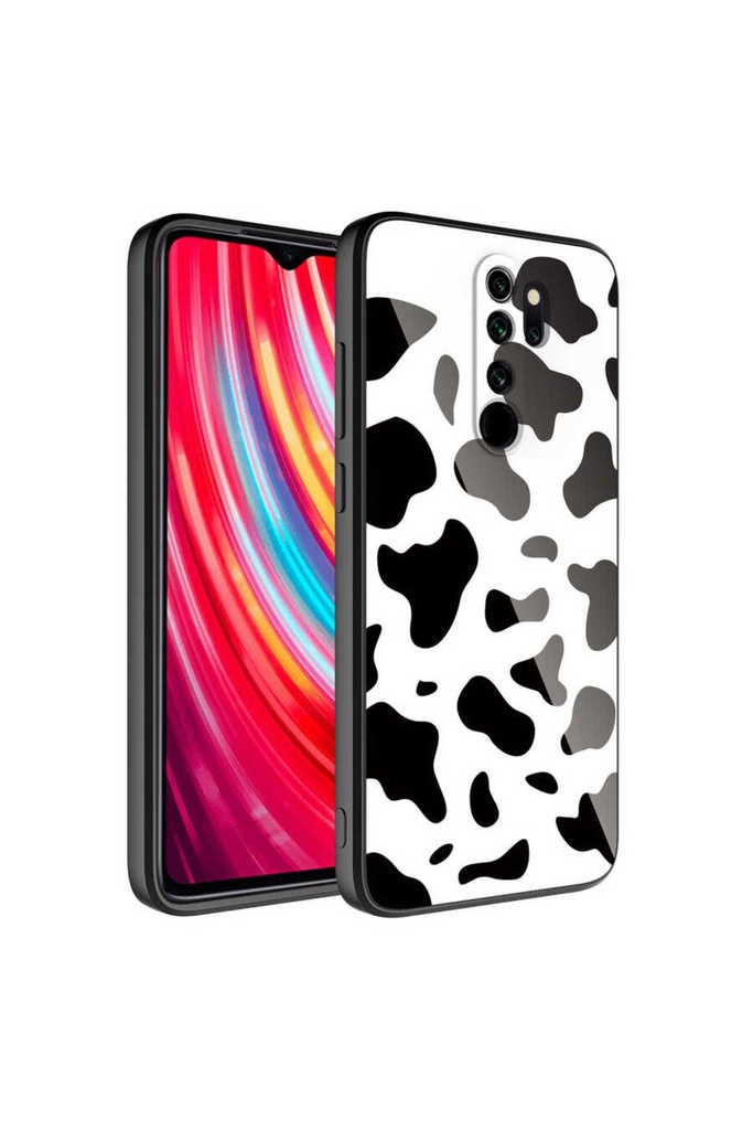 Xiaomi Redmi Note 8 Pro Uyumlu Kılıf Kamera Korumalı Desenli Sert Silikon Zore Epoksi Kapak