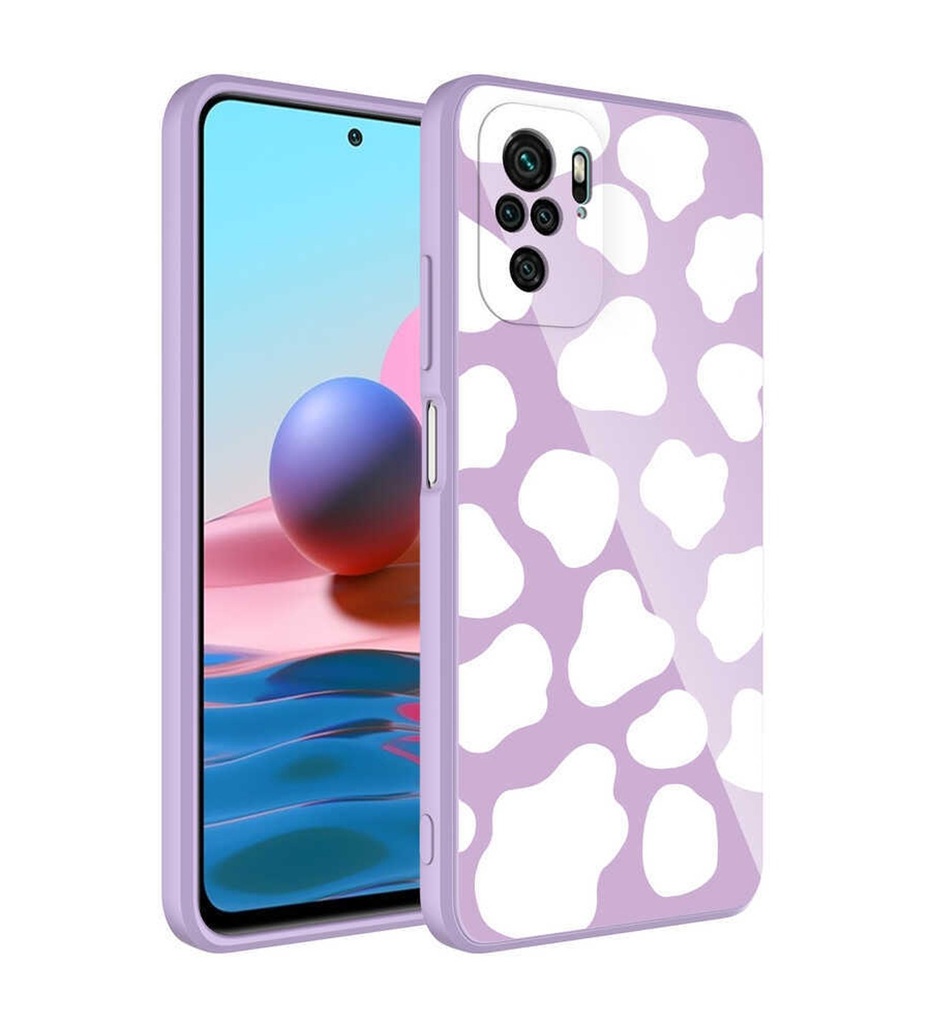 Xiaomi Redmi Note 10S Uyumlu Kılıf Kamera Korumalı Desenli Sert Silikon Zore Epoksi Kapak
