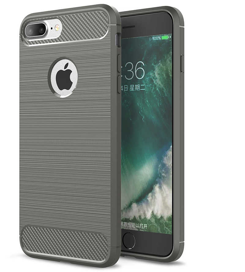 [RNZ-TA591] Apple iPhone 8 Plus Uyumlu Kılıf Zore Room Silikon Kapak (Siyah)