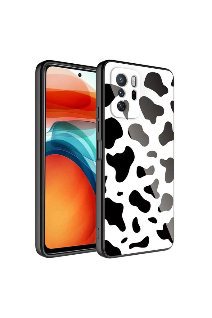 Xiaomi Redmi Note 10 Pro Uyumlu Kılıf Kamera Korumalı Desenli Sert Silikon Zore Epoksi Kapak