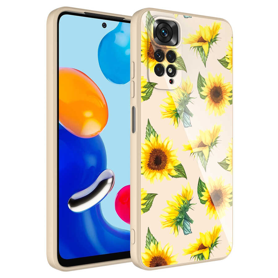 Xiaomi Redmi Note 11S Global Uyumlu Kılıf Kamera Korumalı Desenli Sert Silikon Zore Epoksi Kapak