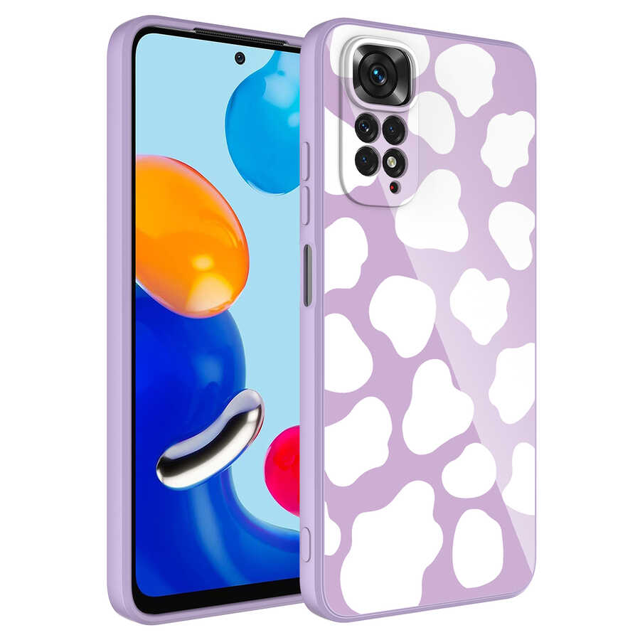 Xiaomi Redmi Note 11S Global Uyumlu Kılıf Kamera Korumalı Desenli Sert Silikon Zore Epoksi Kapak