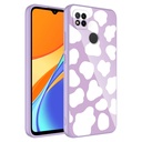 Xiaomi Redmi 9C Uyumlu Kılıf Kamera Korumalı Desenli Sert Silikon Zore Epoksi Kapak