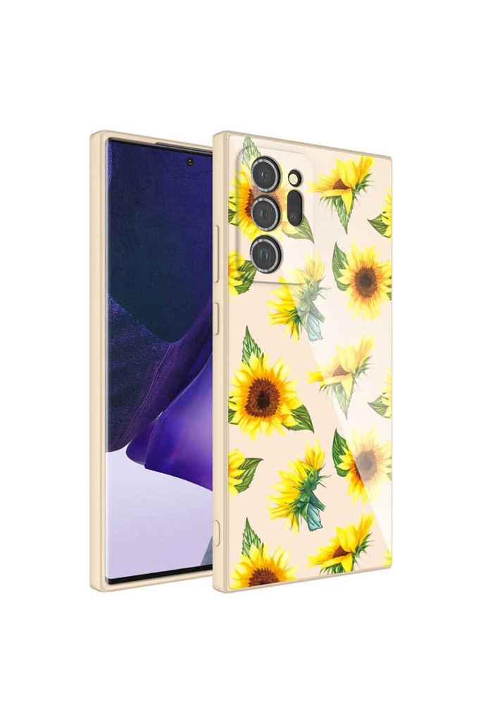 Samsung Galaxy Note 20 Ultra Uyumlu Kılıf Kamera Korumalı Desenli Sert Silikon Zore Epoksi Kapak